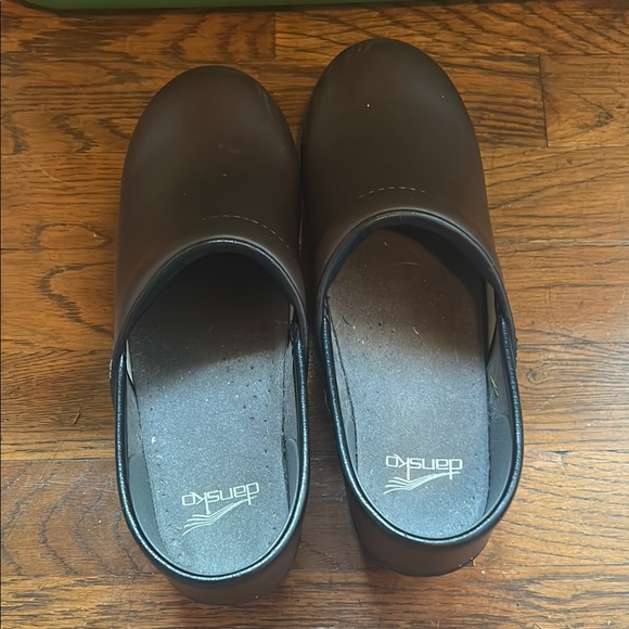 Dansko Brown Slip-On Clogs - Picture 3 of 7